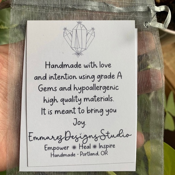 NWT 💕 Fertility Support Healing Energy Power Gemstone Crystal Bracelet 💖 8mm - Picture 6 of 7